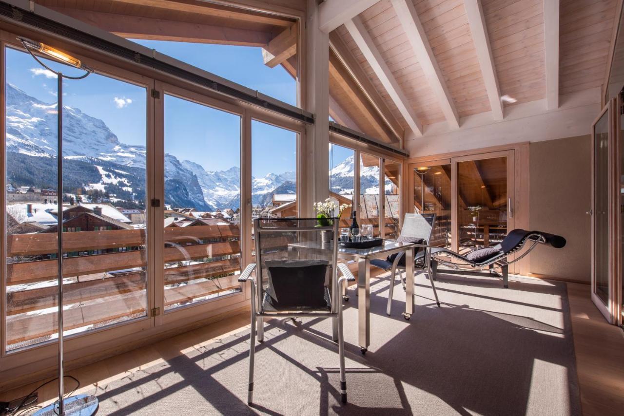 Chalet Schneehoren Penthouse 翁根 外观 照片