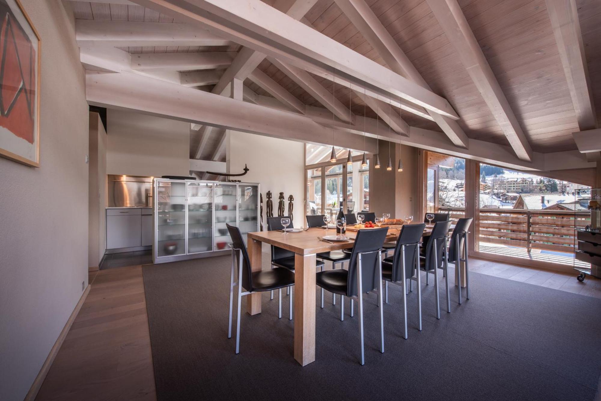 Chalet Schneehoren Penthouse 翁根 外观 照片