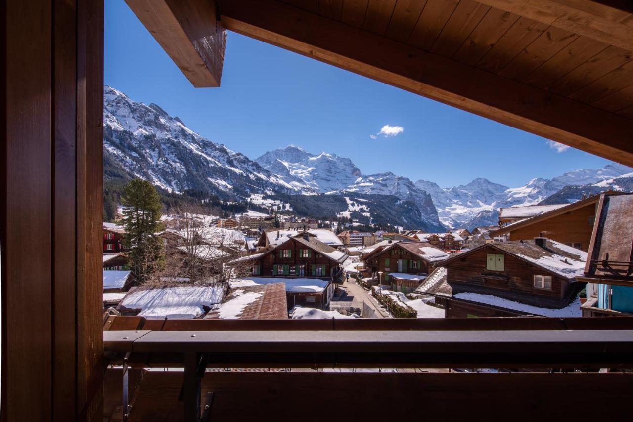Chalet Schneehoren Penthouse 翁根 外观 照片