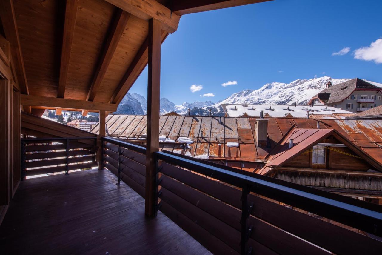 Chalet Schneehoren Penthouse 翁根 外观 照片