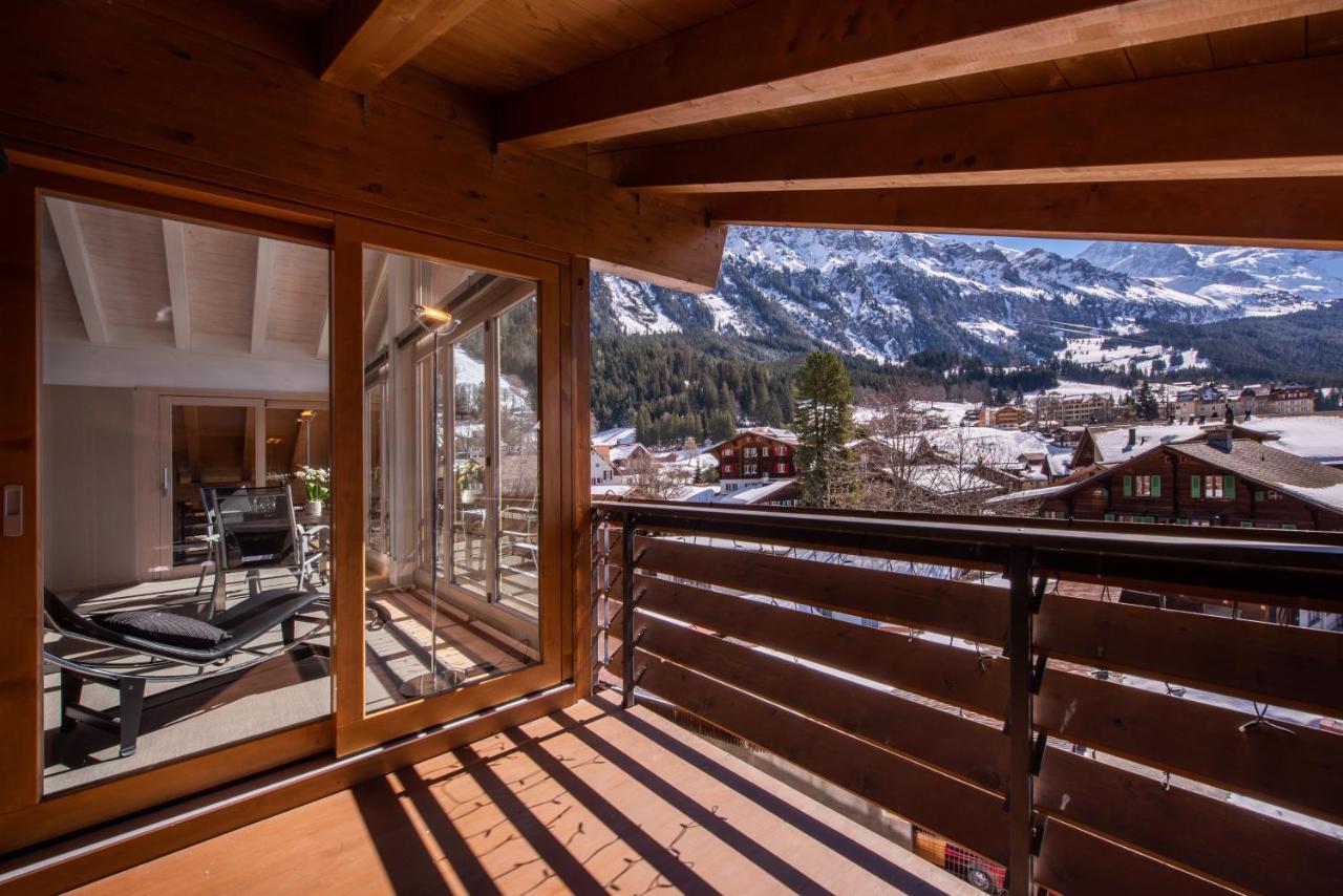 Chalet Schneehoren Penthouse 翁根 外观 照片