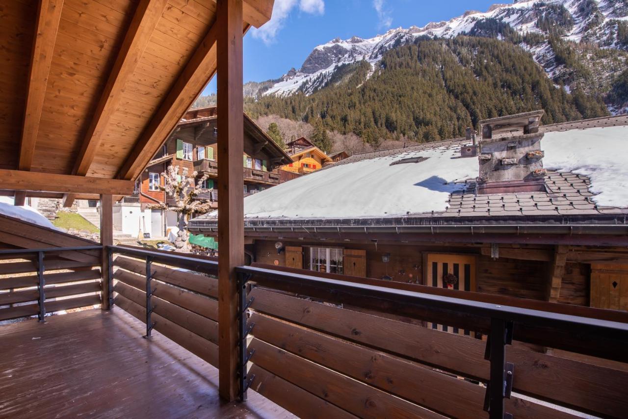 Chalet Schneehoren Penthouse 翁根 外观 照片