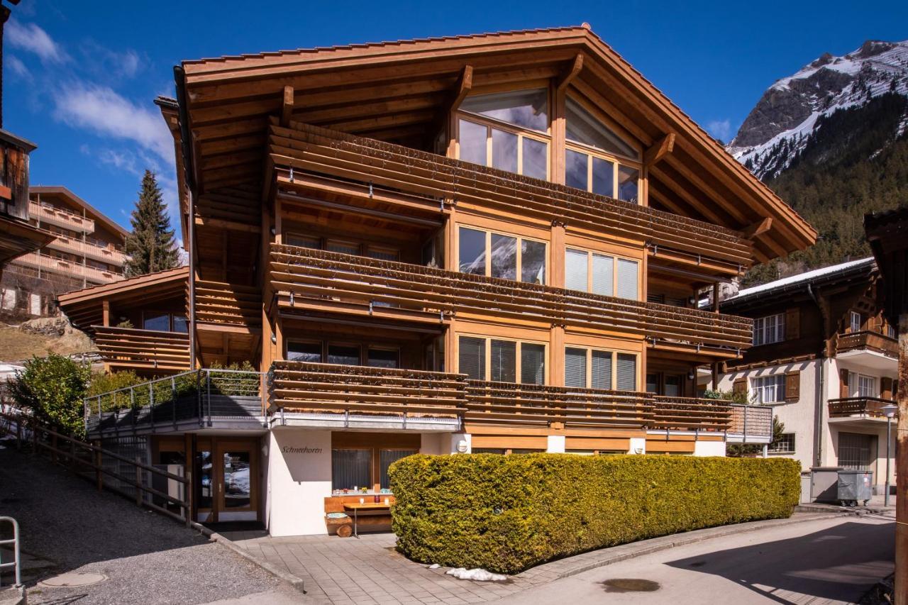 Chalet Schneehoren Penthouse 翁根 外观 照片