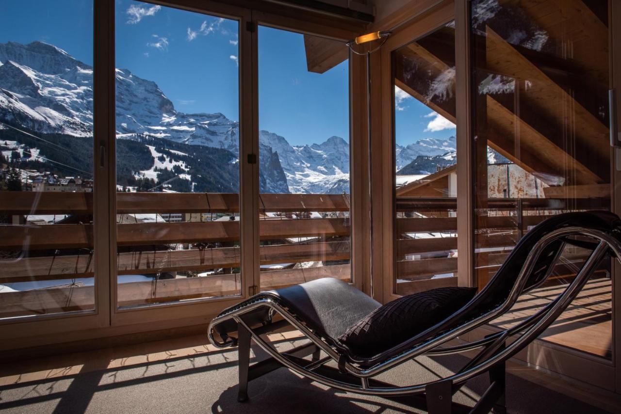 Chalet Schneehoren Penthouse 翁根 外观 照片