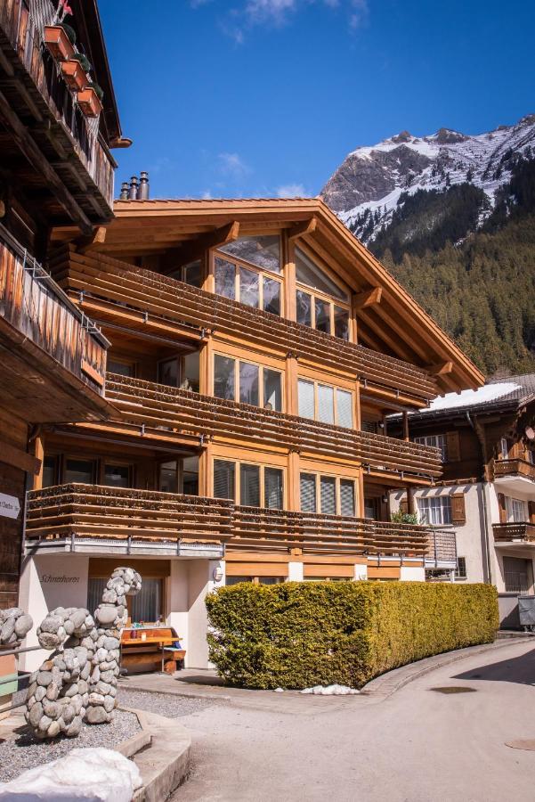 Chalet Schneehoren Penthouse 翁根 外观 照片