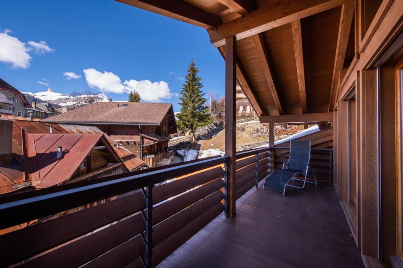 Chalet Schneehoren Penthouse 翁根 外观 照片