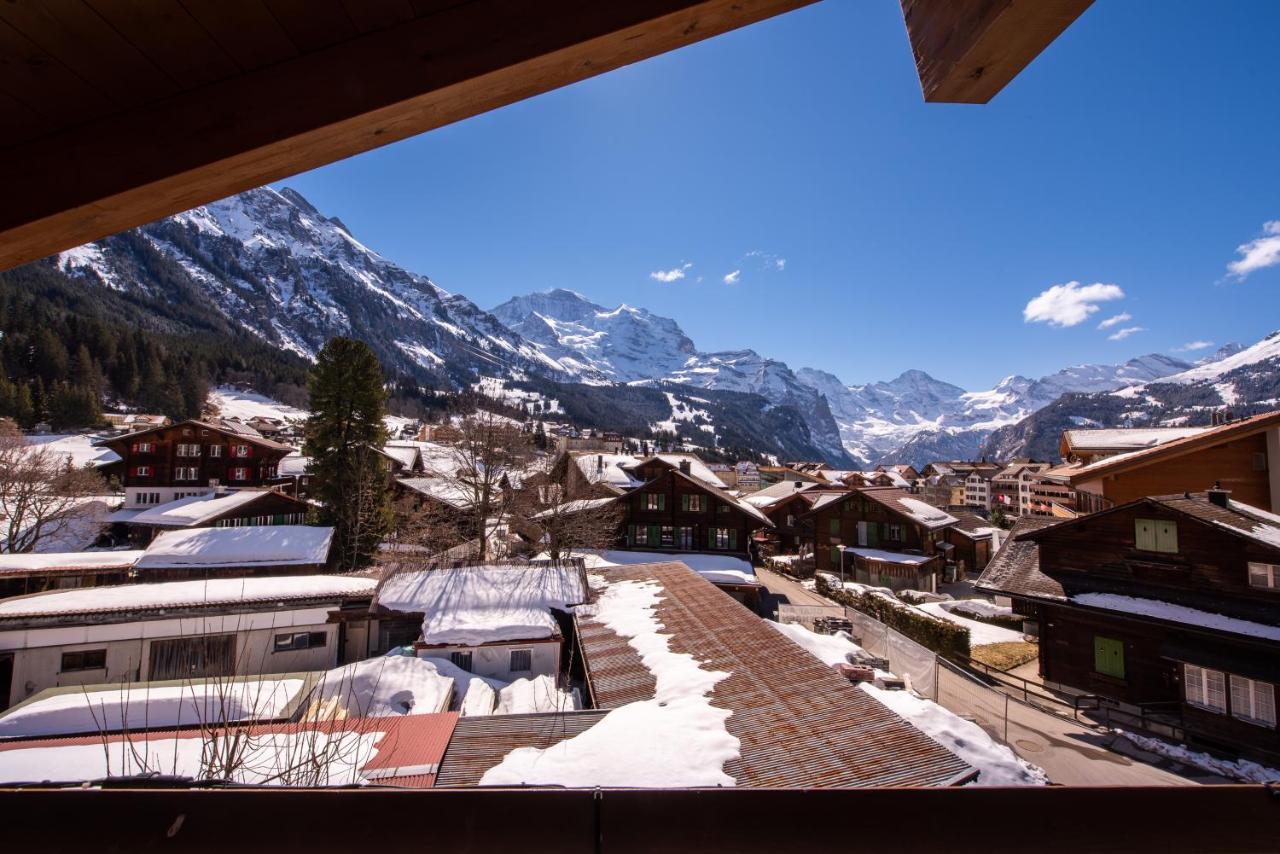 Chalet Schneehoren Penthouse 翁根 外观 照片